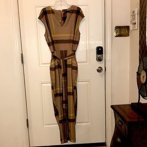 New York & Company | Tan Jumpsuit